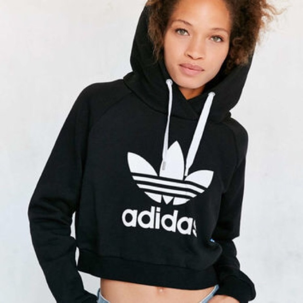 Adidas cropped hoodie